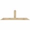 Ekena Millwork Portland Rough Sawn Timber Gable Bracket, Douglas Fir, 84"W x 28"H x 2"D x 6"F, 8/12 Pitch GBW084X28X0206POR00RDF - alternate 1